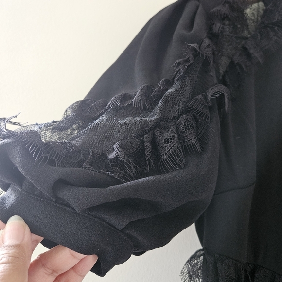 Alice Mccall Black Lace Detail Wild Heart Mini Dress - Picture 5 of 11